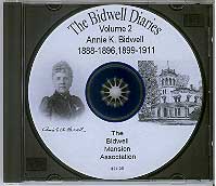 The Bidwell Diaries, Vol. 2, Annie K. Bidwell