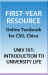 The First-Year Resource, CSU, Chico, UNIV 101 online textbook